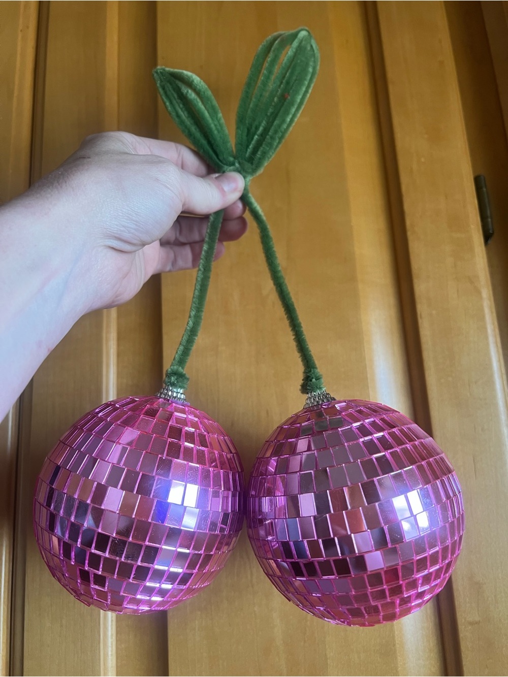 Pink Disco Ball Cherries